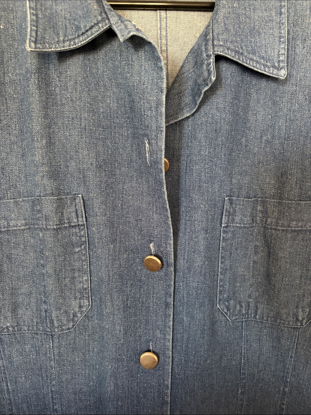Charter Club Light Blue Denim Blazer - Picture 3 of 9